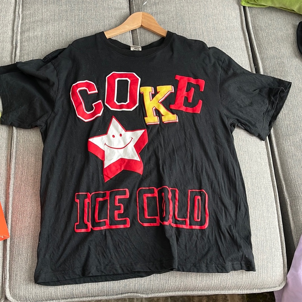 Black graphic tee
